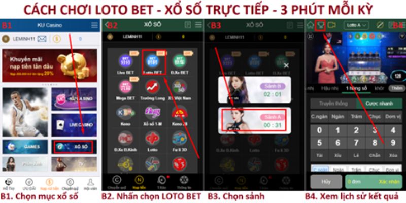 Hướng dẫn cách tham gia Lotobet kubet cho tân thủ